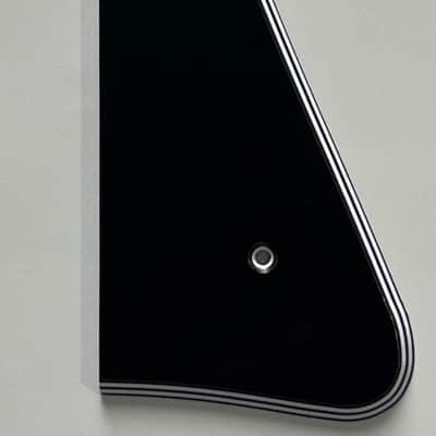 For Fit Gibson Les Paul LP 1978 3-Pickups Project Guitar Pickguard 5 Ply Black image 1