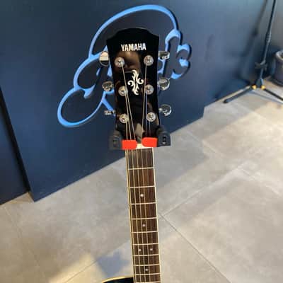 Yamaha APX500III Thinline Acoustic/Electric Cutaway Guitar 2010s - Oriental Blue Burst image 2