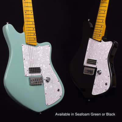 Lindo Rosetta Seafoam Green Electric Guitar and Padded Gig Bag image 10