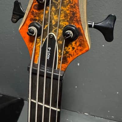 Schecter 2019 Diamond Series Riot-5 5-String Active Bass Guitar (Used) image 4