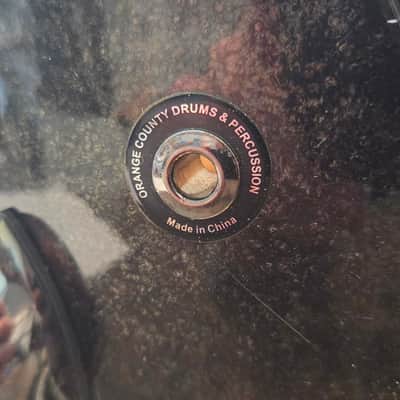 O.C.D.P Orange County Drums & Percussion 14x6 Snare Drum - Black Sparkle image 2