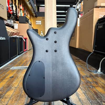 Spector Euro 5 LX Bolt-On 5-String Electric Bass Guitar Transparent Black Stain w/Padded Gig Bag image 3