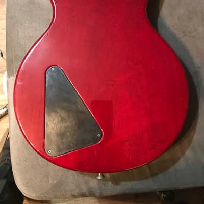 Hamer SATFW-DCB The Archtop Double Cutaway Dark Cherry image 4