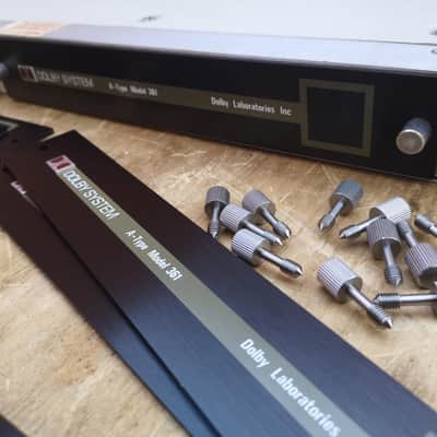 NEW! MINT! Access Plate/Emblem/Thumbscrews for Dolby 361 Noise Reduction Frame image 8