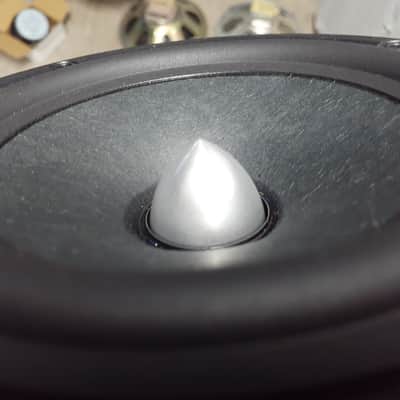 5" FULL RANGE DRIVER PAIR PMR 4FRBH 75- 18.5KHZ PAIR COPPER CAP POLE PLATE ALUM BASKET AND PHASE PLU image 9