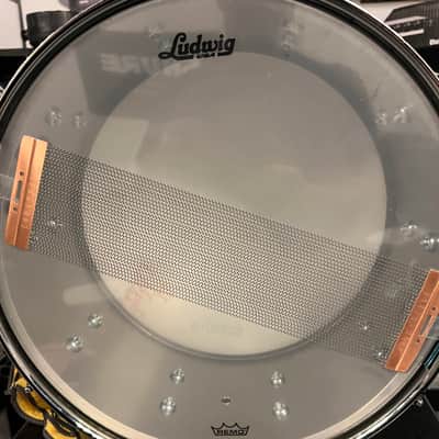 Ludwig LSTSLS0714 Heirloom Stainless Steel 7x14” Snare Drum with Imperial Lugs 2017 - Present - Brushed Engraved Stainless Steel image 7