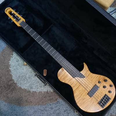 RARE Bolin NS Design NS-5 Bass sn:0127 Ned Steinberger VIDEO DEMO *FACTORY HARD SHELL CASE EXCELLENT image 3