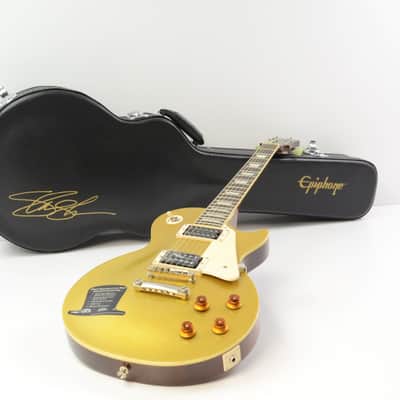 2008 Epiphone SLASH Signature Les Paul Gold Top Electric Guitar w/ OHSC image 2
