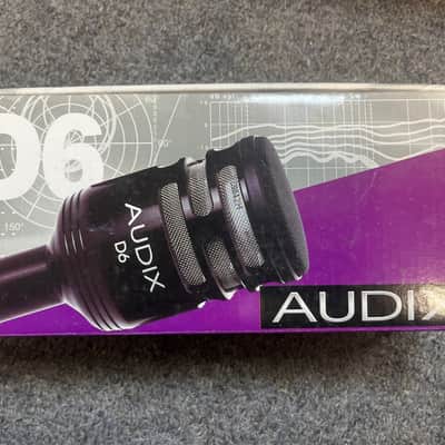 Audix D6 Large Diaphragm Dynamic Kick Drum Microphone (Preowned) image 2