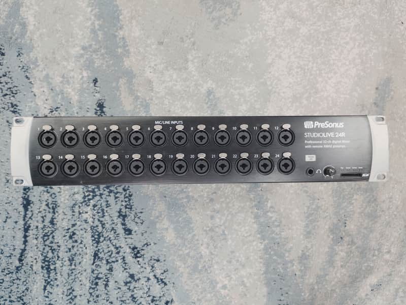 PreSonus StudioLive 24R 32-Channel Rackmount Digital Mixer 2017 - Present - Black image 1