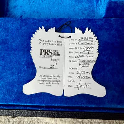 PRS Wood Library Custom 24 “Throwback” Limited 2011 - Faded Gray Black image 3