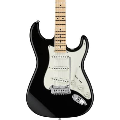 G&L Fullerton Deluxe Legacy Maple Fingerboard Electric Guitar Regular Jet Black image 1