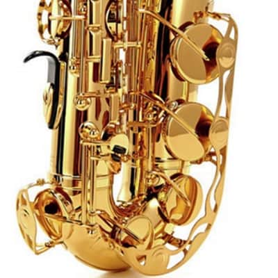 Yamaha YAS-280 Eb Alto Saxophone - Gold Lacquer - High F# & Front F Keys image 6