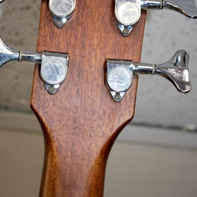 2014 Fender CB-100CE Acoustic Bass Guitar With Hard Shell Case Natural image 10