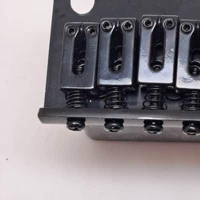 Unbranded 6-String Electric Guitar Tremolo Bridge w/ Hardware - Black Finish image 7