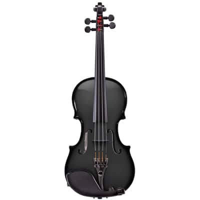 Glasser AEX Carbon Composite Acoustic Electric 4-String Violin 4/4 size 2020s Gun Metal image 22