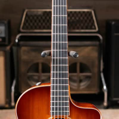 Taylor Custom Grand Concert Nylon #12941 Sinker Redwood/Figured Ironbark Acoustic/Electric Guitar with Hardshell Case image 4