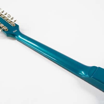 Gibson Custom 1965 Non-reverse Firebird V 12-string Electric Guitar - Aqua Mist image 10