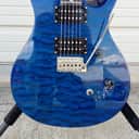 2010 PRS SE Custom 24 Quilted maple top in Royal Blue 25th Anniverary model