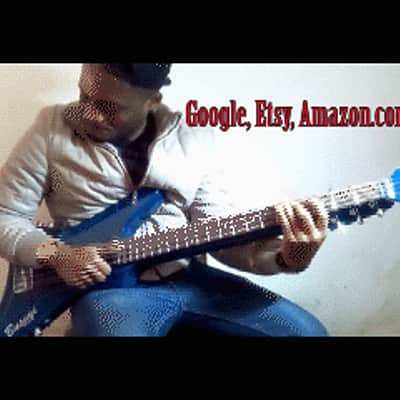 4 String Bass/ 6 String Lead LEFT Hand Double Neck, Double Sided, Hand Made Busuyi Guitar Venum V1 image 4