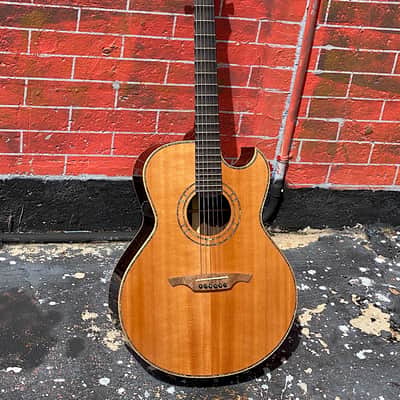 Abe Wechter Elite Series 2005 an insane rare Shakti style cutaway w/Abe's scalloped fingerboard. image 2