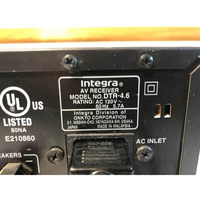 Integra DTR-4.6 Receiver HiFi Stereo Vintage Audiophile Multi Zones 5.1 Channel image 5