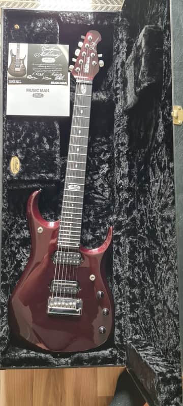 Ernie Ball Music Man John Petrucci JP12 7 BFR 2012 - Cherry Sugar image 1