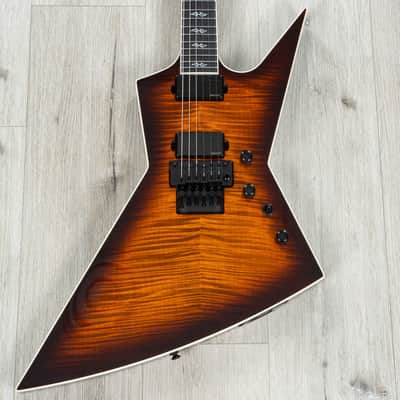 Mint Dean USA ZERO Floyd Guitar, Ebony Fretboard, Flame Maple Top, Fishman Fluence Modern Set, Tiger Eye image 2