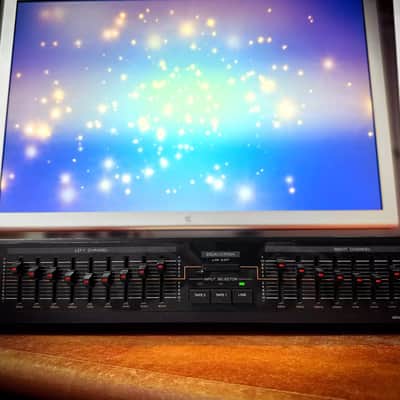 SONY SEQ-210 🌈RaRe🌈 Vintage Stereo Graphic Equalizer image 2