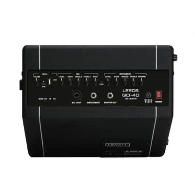 HIWATT LEEDS GO40 Compact 2-CH 8" Rechargeable Acoustic Combo Guitar Amplifier image 2
