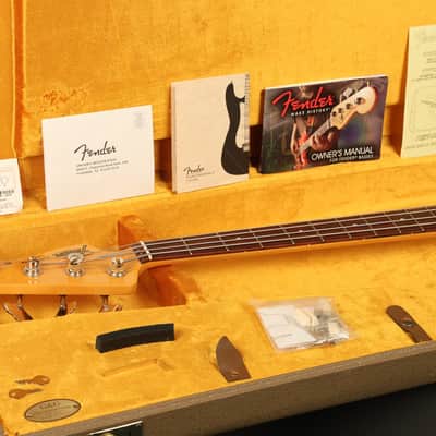 2012 Fender American Vintage '62 Jazz Bass reissue Sunburst image 22