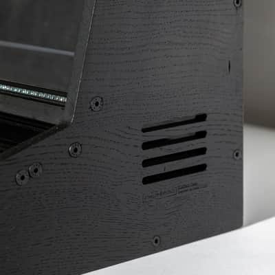 2 Many Synths - 10U 74HP Eurorack case in BLACK 2025 - Black coloured linseed oil image 2