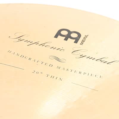 MEINL 20" Symphonic Thin Cymbals - Lightweight, Quick Decay & Dark Tonality image 2