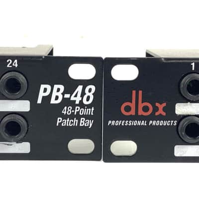 dbx PB48 48-Point TRS Patchbay 2010s  Lot 2 - Black TGHM image 10