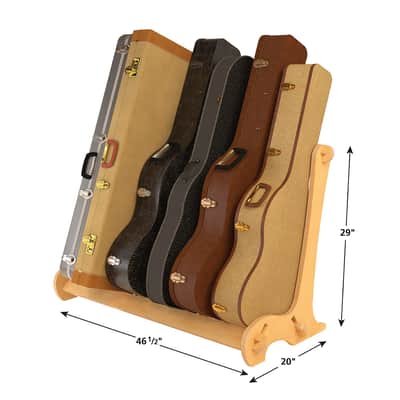 Multi Guitar Case Rack for Acoustics & Electrics - The VersaRack™ | Home or Studio Storage | Made in U.S.A. image 4