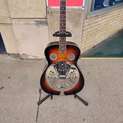 Regal RD-40 Round Neck Resophonic Guitar w/Fishman Nashville Series Pickup - Sunburst image 2