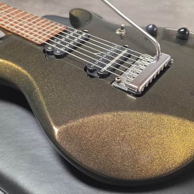 Music Man JP7 USA John Petrucci Signature Olive Gold Sparkle Dream Theater Artist American 7 Seven Guitar image 9