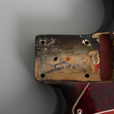 Fender Bass VI Electric 6-String Bass Guitar (1974), ser. #626103, original black tolex hard shell case. image 16