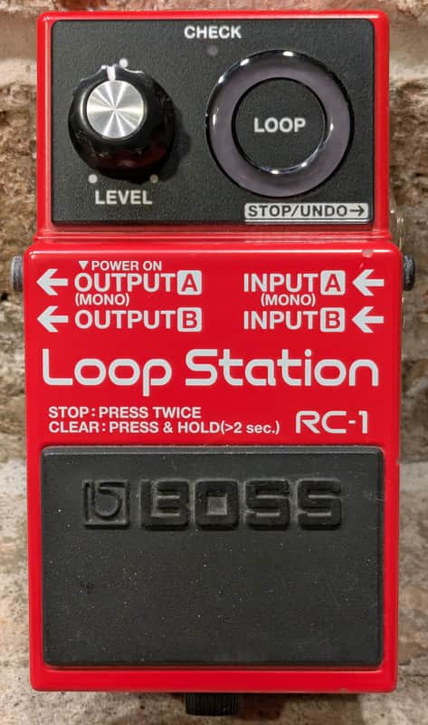 Boss RC-1 Loop Station 2014 - Present - Red image 1