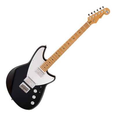 Reverend Billy Corgan Z-One Electric Guitar, Midnight Black image 3