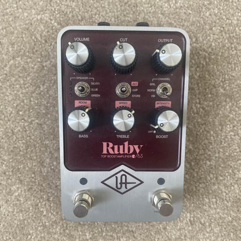 Universal Audio Ruby ’63 Top Boost Amplifier 2022 - Present - Ruby / Silver image 1