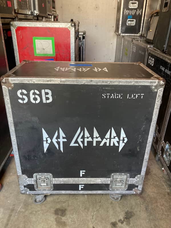 Def Leppard Flight Case, "S6B" For 1 Marshall 4x12 Cabinet 1990s (DL #5058) image 1