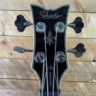 Used Schecter Corsair Bass Metallic Gold Excellent Condition image 5