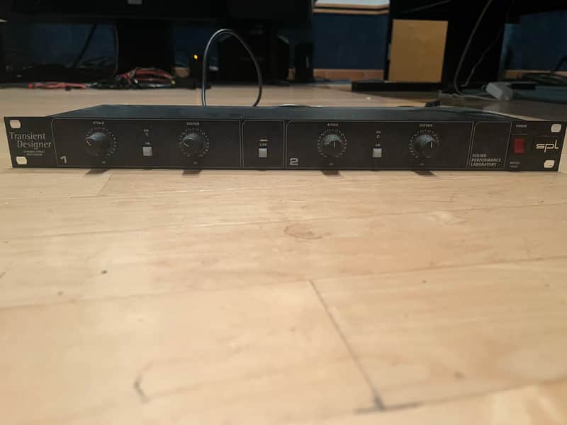 SPL 9946 Transient Designer 2 Dynamics Processor 2001 - 2015 - Black w/ Blue Lightning image 1