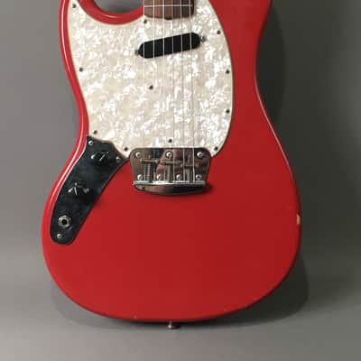 Lefty Boutique Vintage Custom Relic “Musicmaster II” Dakota Red Nitro Lacquer Musikraft 24” Short Scale HSC image 2