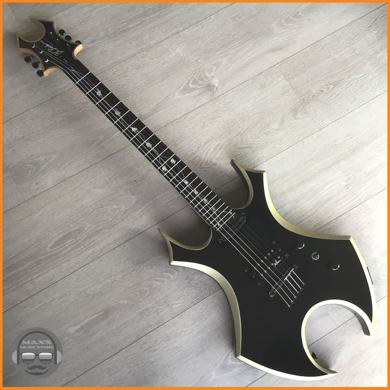 B.C. Rich Virgo Special Edition Onyx with Silver Bevels Barbed