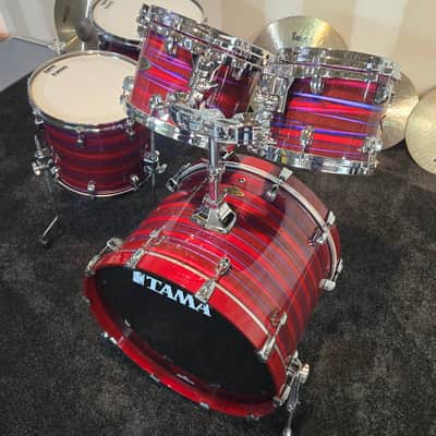 Tama Starclassic Walnut/Birch 5pc Shell Pack 2019 - Present - Lacquer Phantasm Oyster image 2