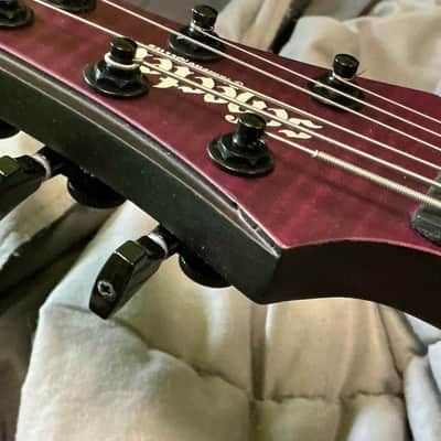Schecter John Browne Signature Tao-6 2022 - Present - Satin Trans Purple image 17