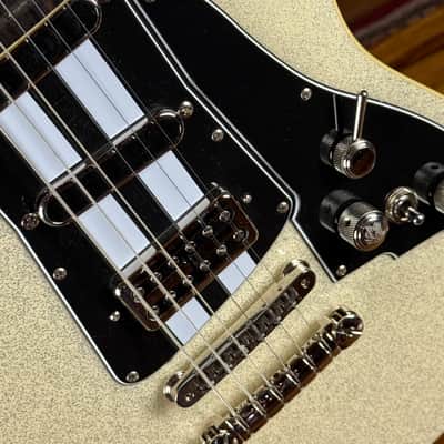 Duesenberg Alliance Dave Baksh Paloma White Sparkle - incl. Case - NEW image 5