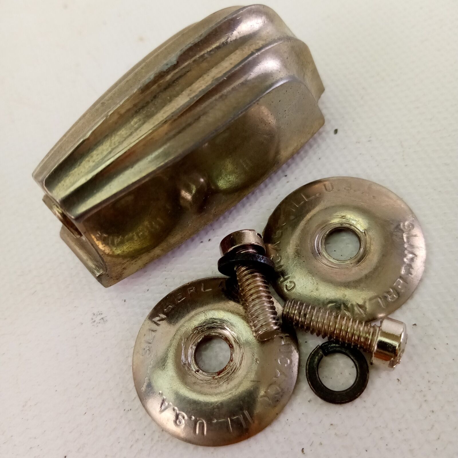 Slingerland 1+Beavertail Small Tom/Snare Drum Radio King Lugs Nickel Vintage*EXC — main photograph
